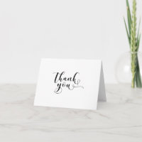 "Danke" Verzierte schwarze Skript-Typografie 3
