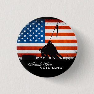Danke Veterane Button
