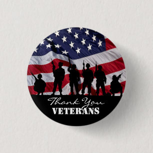 Danke Veterane Button