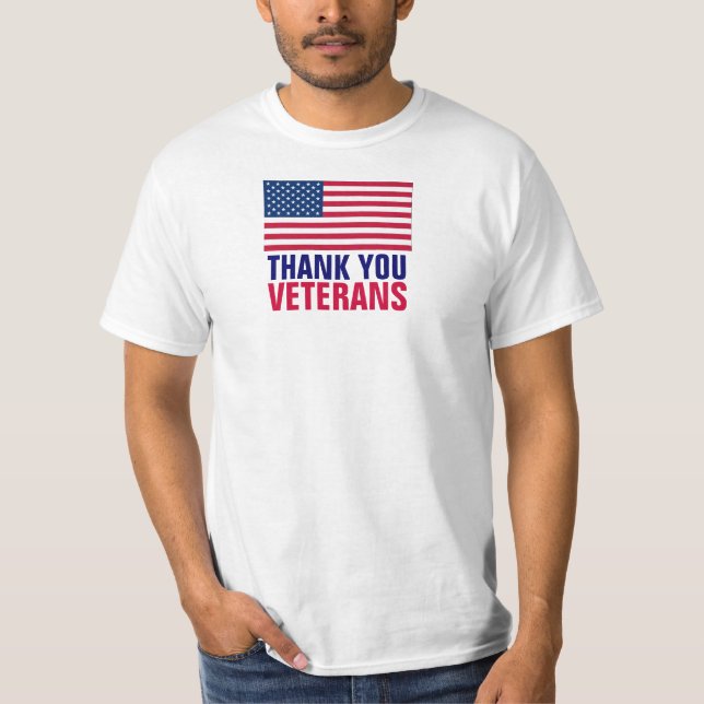 Danke Veterane T-Shirt (Vorderseite)