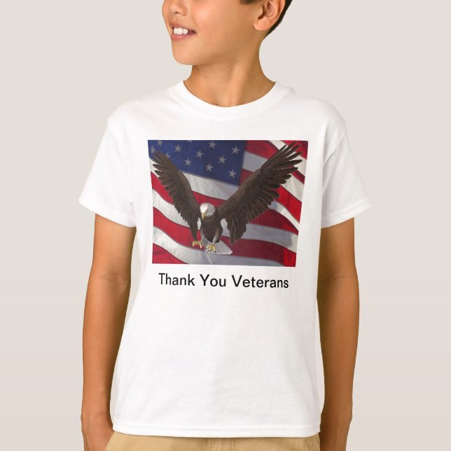 Danke Veterane T-Shirt (Vorderseite)