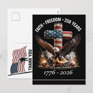 Danke Veteranen Amerikanische Flagge Memorial Day Feiertagspostkarte