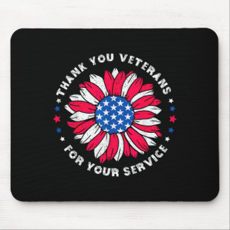 Danke Veteranen Für Ihren Dienst Sonnenblume Veter Mousepad