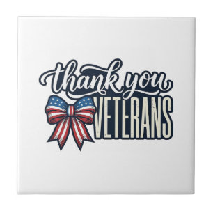 Danke Veteranen Patriotisches Band Vintage-Shirt_ Fliese