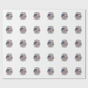Danke Veteranen Patriotisches Herz Vektor Design_1 Geschenkpapier