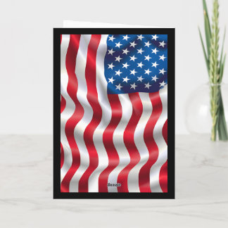 Danke Veteranen Patriotisches Militärdienst-Gesche Feiertagskarte