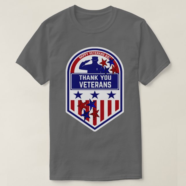 Danke Veteranen T-Shirt (Design vorne)