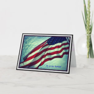 Danke Veteranen-Tageskarte