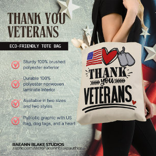 Danke Veteranen Tragetasche