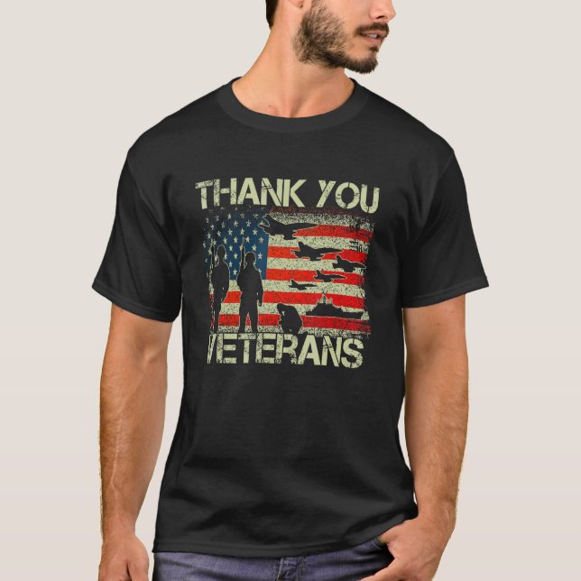 Danke Veterans Combat Boots Poppy Blume Veter T-Shirt (Vorderseite)
