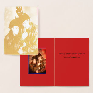 Danke Veterans Foil Card Folienkarte