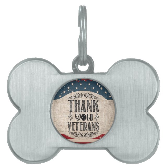 Danke Veterans Necklace Tiermarke (Vorderseite)