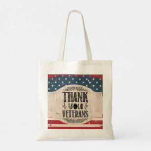 Danke Veterans Tote Tag Tragetasche
