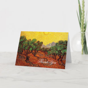 Danke. Vincent van Gogh Olivenbäume Dankeskarte