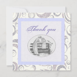 Danke Vintag Blue Gray Girly