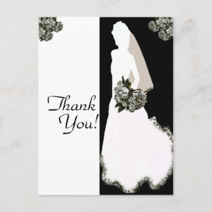 Danke von den Bride Post Cards Postkarte