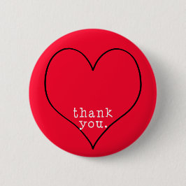 Danke von der Unterseite meines Herzens Button