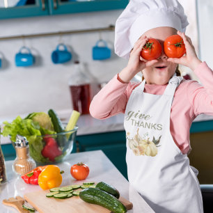 Danke Watercolor Pumpkin Kinderschürze