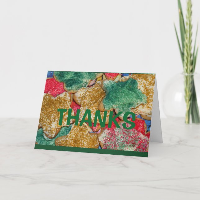 Danke! Wenn du süßer wärst, wärst du ein Keks Karte (Vorderseite)