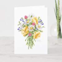 Danke Wildblume Bouquet Christlich