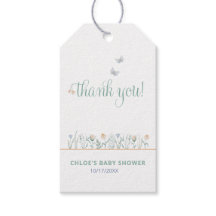 Danke Wildblumen Schmetterling Boho Baby Shower