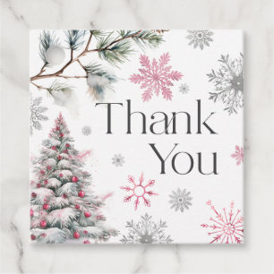 Danke Winter Wonderland Geschenkanhänger