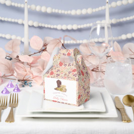 Danke Y'all Cowboy Boot & Bouquet Baby Dusche Geschenkschachtel