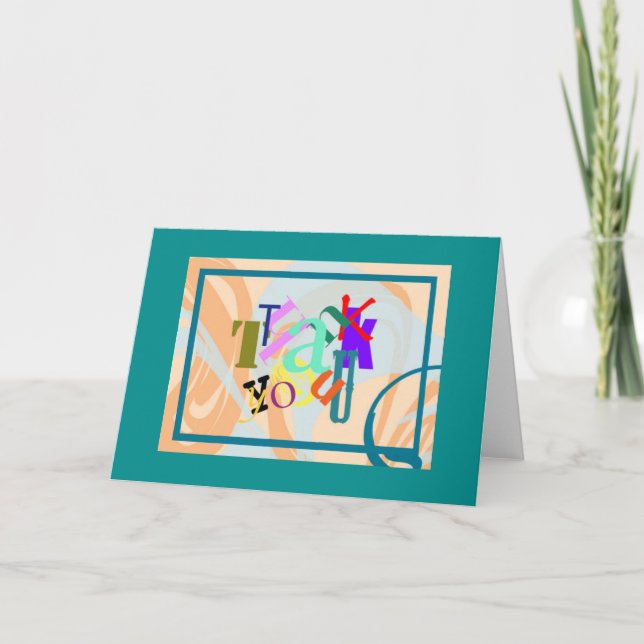 Danke zu kardieren (Vorderseite)