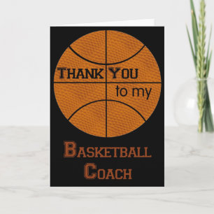 Danke zu meinem Basketball-Trainer