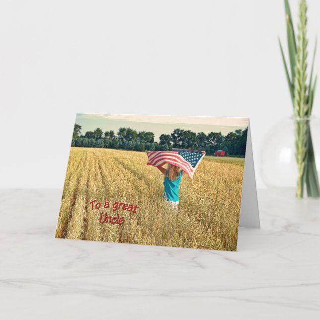 Danke zu Militäronkel (Vorderseite)