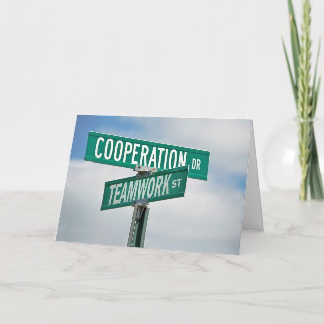 Danke zum Angestellten (Vorderseite)