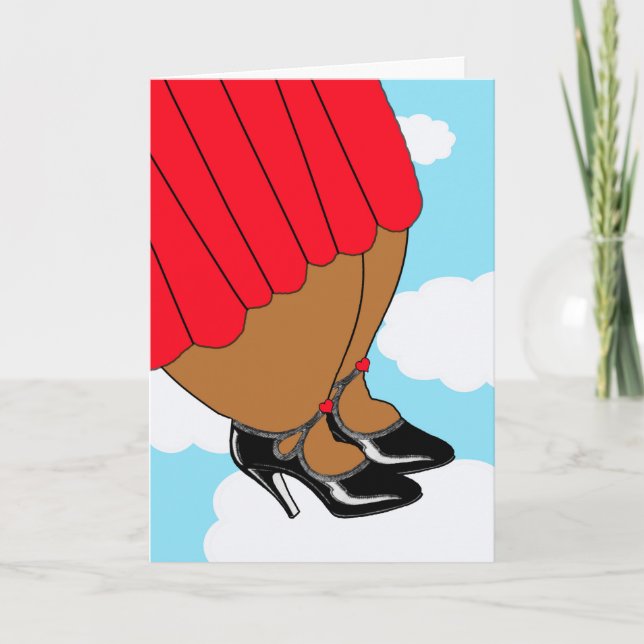 Danke zum Pastor, himmelhoher Geist, Dame im Rot (Vorderseite)