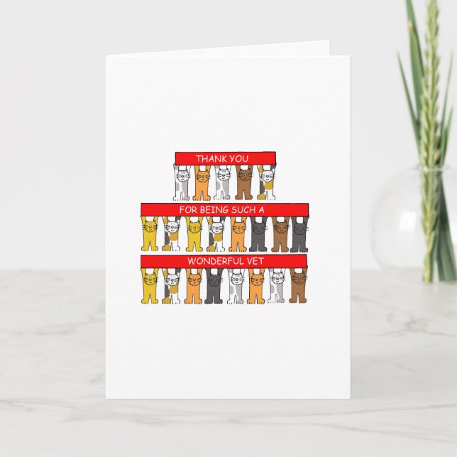 Danke zum wunderbaren Tierarzt (Vorderseite)