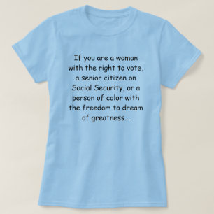 Danken Sie einem Liberalen T-Shirt