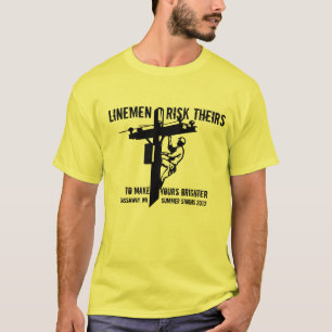 Danken Sie einem Lineworker Sommer 2012 Gassaway, T-Shirt