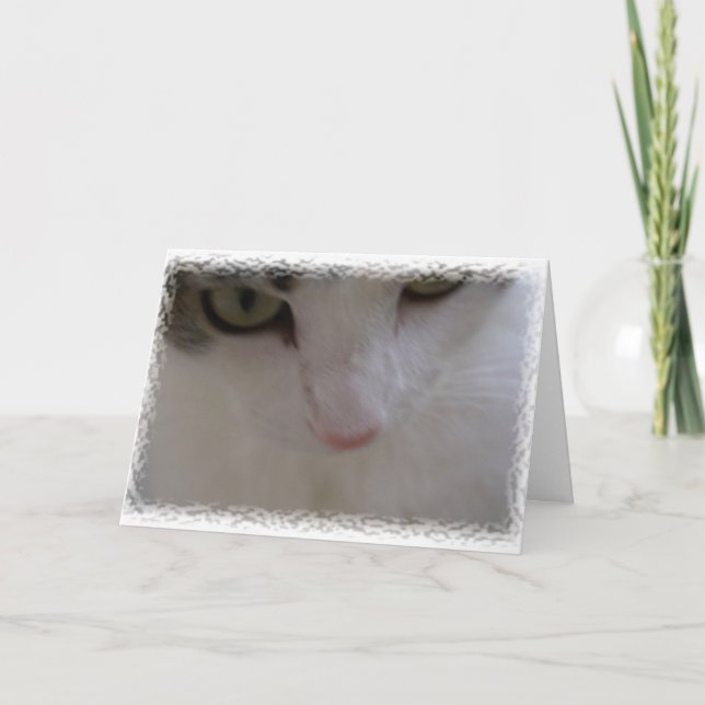 Danken Sie Mew Dankeskarte (Vorderseite)