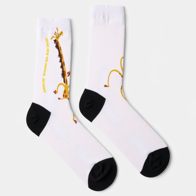 DANKEN UM SCHLECHTES "STUFF" GIRAFFE VON Jeff Will Socken (Rechts)