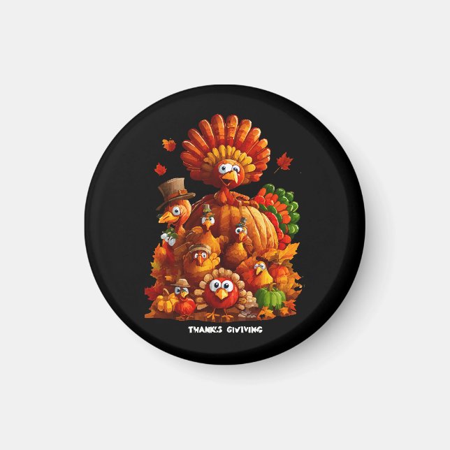 Danken und Liebe teilen Magnet (Vorne)