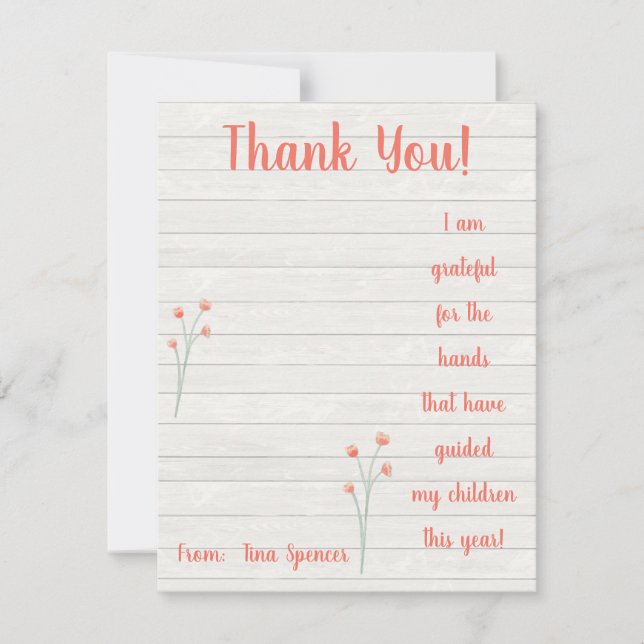 Dankend für die Hände, Hand-Zuschauer-Geschenkkart Einladung (Vorderseite)