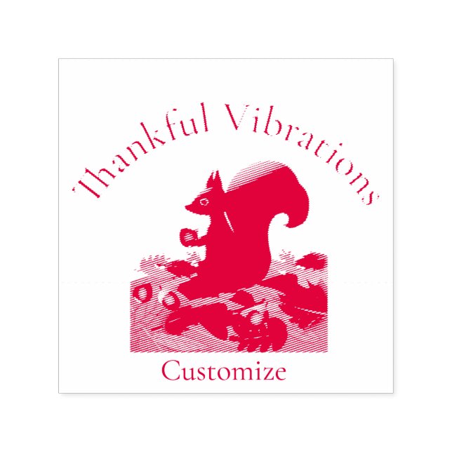 Dankend Vibes Eichhörnchen Thunder_Cove Permastempel (Design)