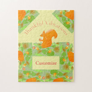 Dankend Vibes Eichhörnchen Thunder_Cove Puzzle