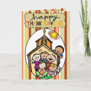 Dankende Grußkarte Feiertagskarte