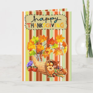 Dankende Grußkarte Feiertagskarte