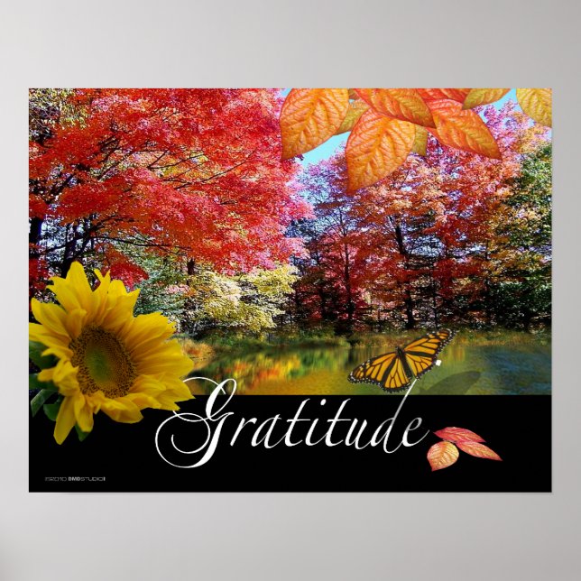 Dankendruck Poster (Vorne)