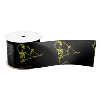 DANKENNZEICHNUNG MIT TOP HAT RIBBON CUSTOM SATINBAND