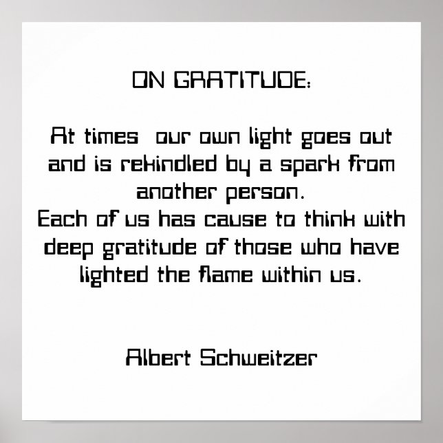 Dankenposter Poster (Vorne)