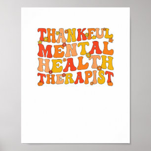 Dankenswerter Erntedank für psychische Gesundheit Poster