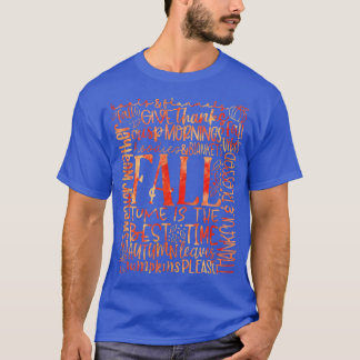 Dankenswerter gesegneter Herbstleaves Fall Vibes S T-Shirt