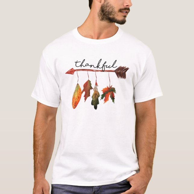 Dankenswerter Herbst Erntedank Männer Frauen T-Shirt (Vorderseite)