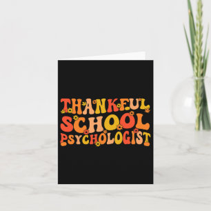 Dankenswerter Psych Erntedank School Psycholo Karte